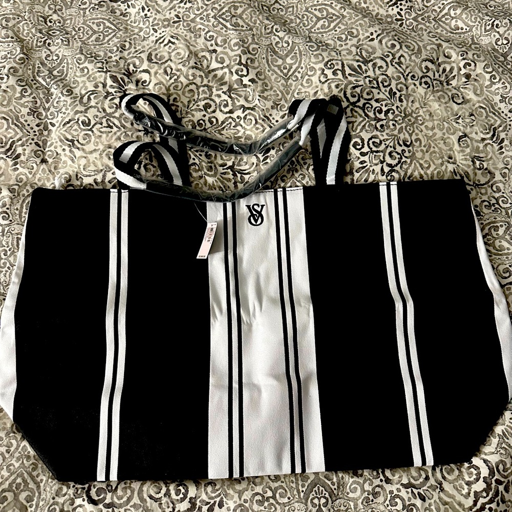 Victoria Secret Tote black/white